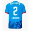 RB Leipzig Mohamed Simakan #2 Tredjedrakt 2023-24 Kortermet